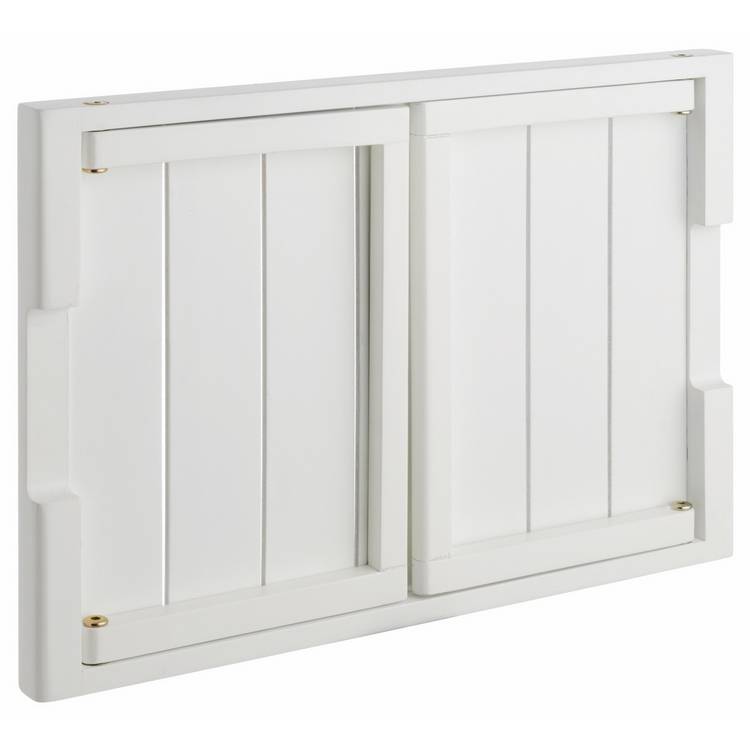 Habitat Tiffany White solid wood breakfast tray (British brand)