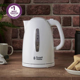 Russell Hobbs Textures white kettle 1.7 litre, UK version