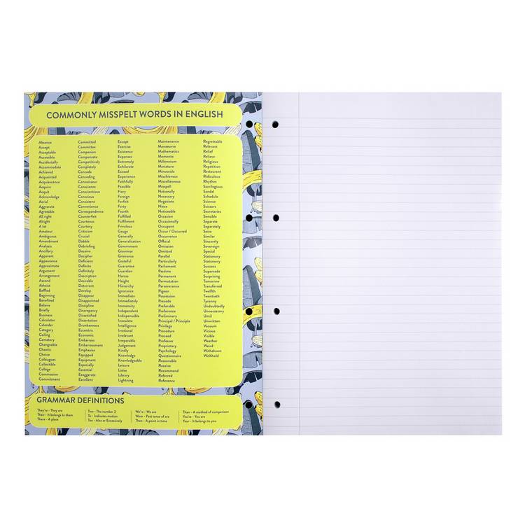 Pukka pastel A4 refill pad 400 page 3 pack - British product