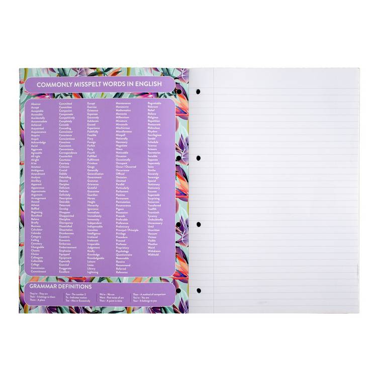 Pukka pastel A4 refill pad 400 page 3 pack - British product