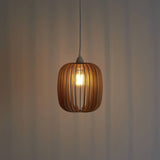 Habitat Achille natural wood easy fit lampshade 26cm, imported from the UK