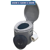 Leisurewize Portable Toilet 8L, imported from the UK