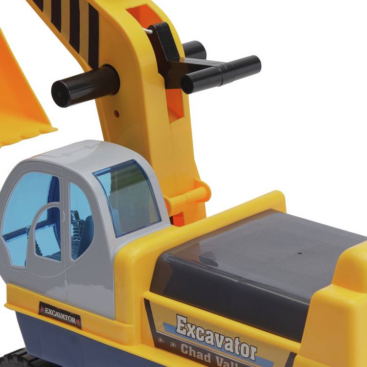 Chad Valley foot to floor excavator ride-on toy - British product