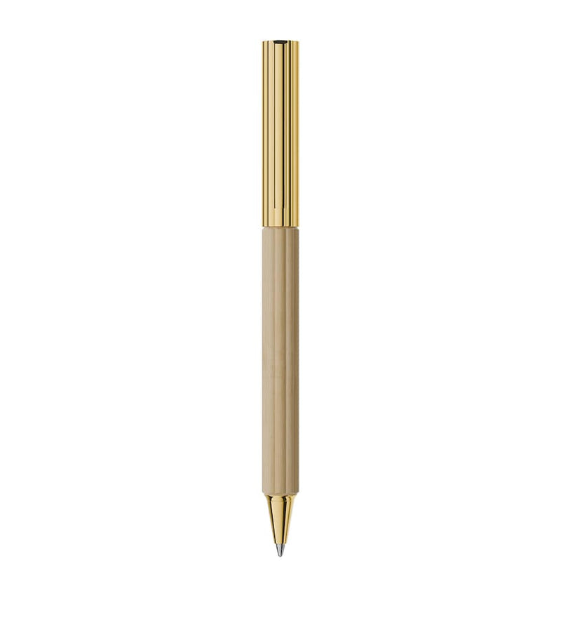 Graf von Faber-Castell Gold-Trim Hornbeam Wood Bloom ballpoint pen, UK version