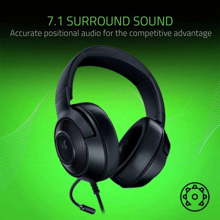 Razer Kraken X Lite gaming headset, UK version