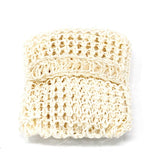 Sisal extra exfoliating sponge cushion with handle (British brand)