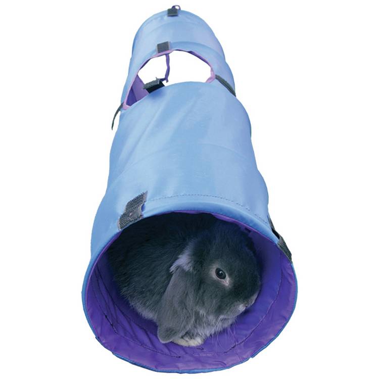 Rosewood pop-up rabbit tunnel and tent set, imported from the UK