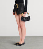 Balmain mini leather Ebene top-handle bag, UK version