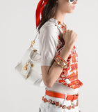 Dolce&Gabbana My Sicily top-handle bag in plongé calfskin, imported from the UK