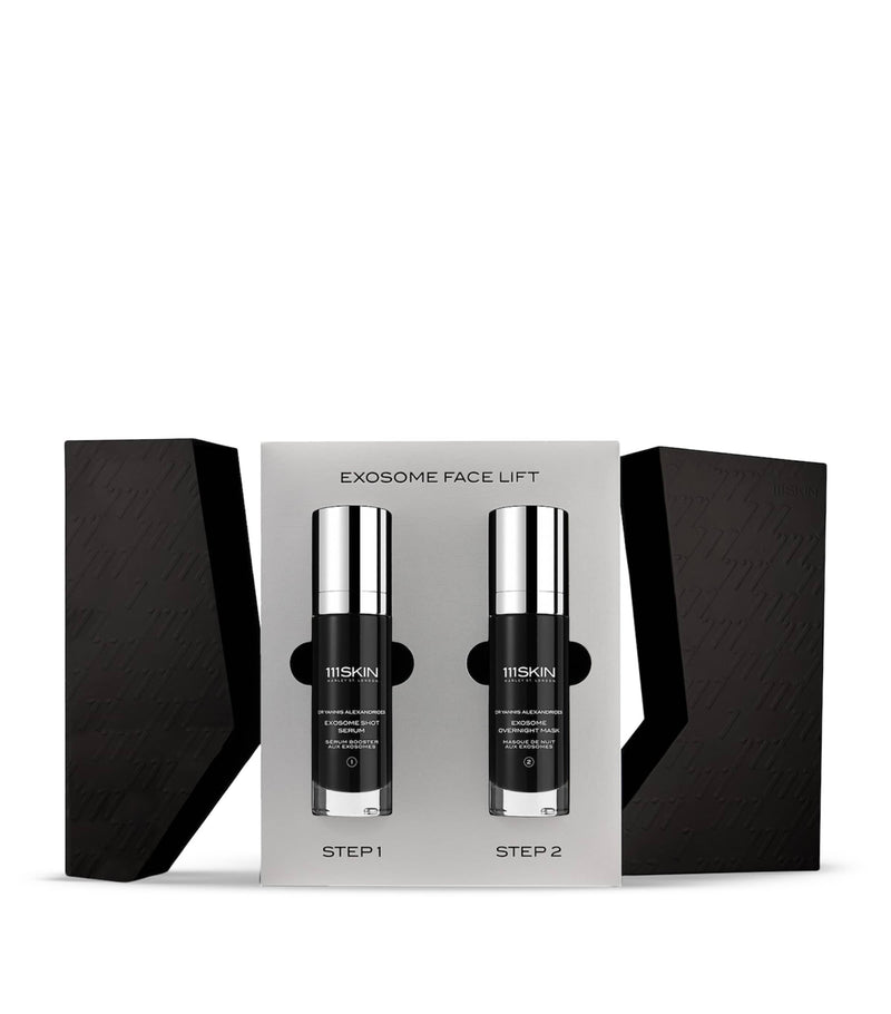 111Skin exosome face serum and overnight mask set, 60ml total - British product