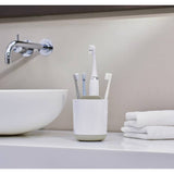 Joseph Joseph Duo toothbrush caddy white plastic, UK version