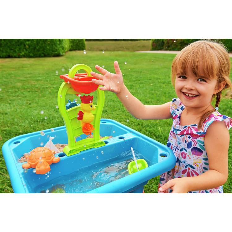 Chad Valley sand and water table for toddlers, imported from the UK