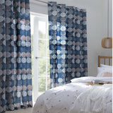 Habitat Skandi Spot eyelet curtains 117x137cm, imported from the UK