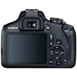 Canon EOS 2000D DSLR camera with 18-55mm lens kit, UK version