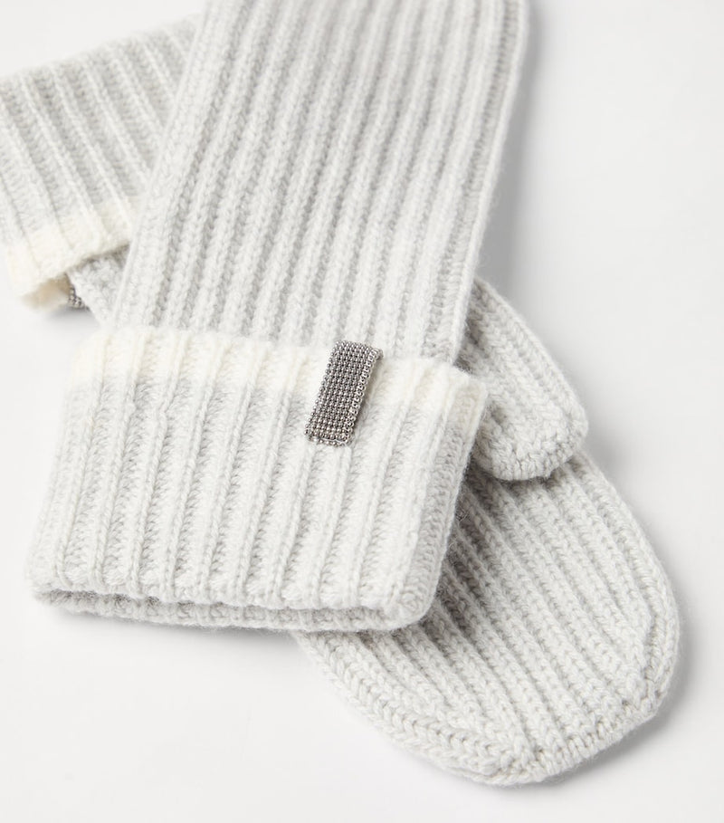 Brunello Cucinelli cashmere mittens - British product