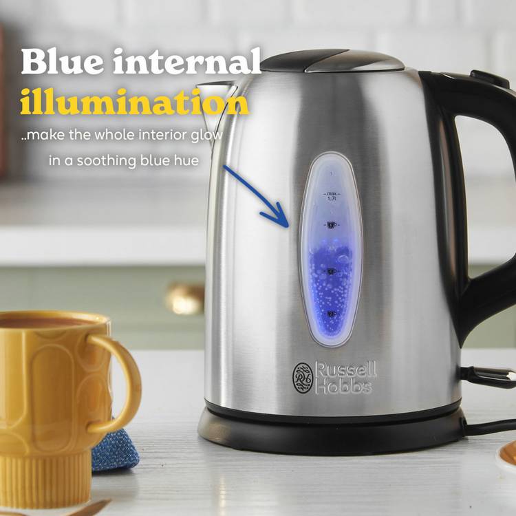 Russell Hobbs Worcester stainless steel kettle 1.7L - British product