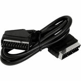 Argos black 1.5m Scart lead, imported from the UK
