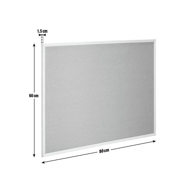Cathedral cork memo notice board 60x80cm (British brand)