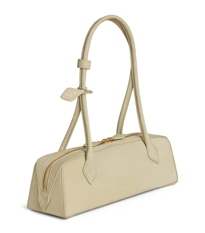 Alaïa Le Teckel medium leather shoulder bag, imported from the UK