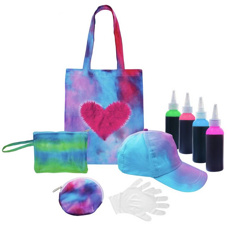 Chad Valley Be U Tie Dye Explosion craft kit for kids, imported from the UK