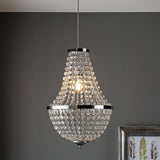 Argos Home chandelier pendant shade chrome 44cm - British product