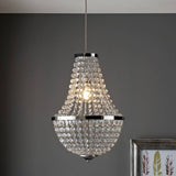 Argos Home chandelier pendant shade chrome 44cm - British product