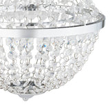 Argos Home chandelier pendant shade chrome 44cm - British product