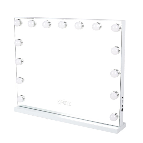 Livingandhome Hollywood LED Vanity Mirror with Bluetooth, imported from the UK