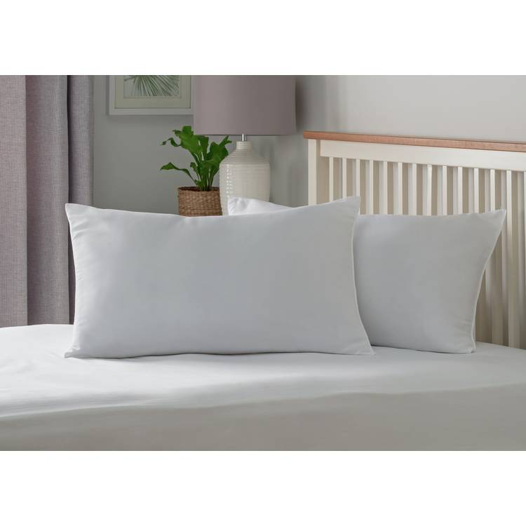 Habitat Bounceback medium pillow 2-pack, imported from the UK