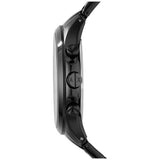 Armani Exchange black steel watch gold-tone accents UK version