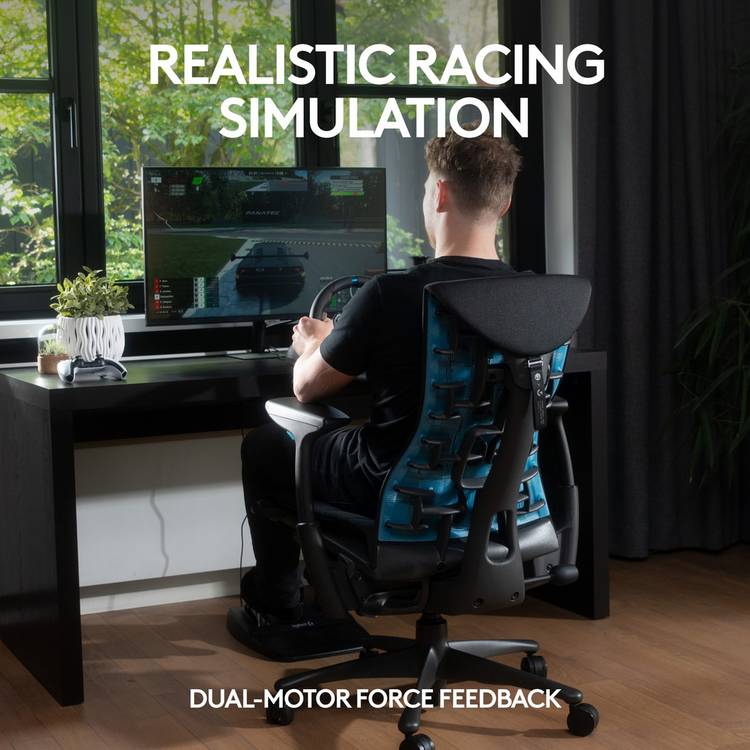 Logitech G29 Driving Force gaming steering wheel for PS and PC, imported from the UK