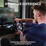 Logitech G29 Driving Force gaming steering wheel for PS and PC, imported from the UK
