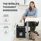 Fellowes micro cut shredder 10M 10 sheet 19 litre, imported from the UK