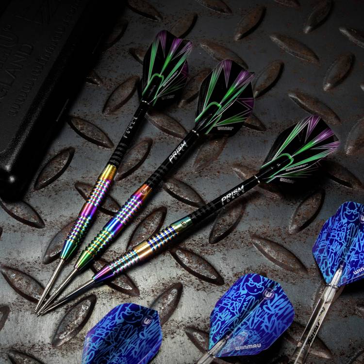 Winmau Tuscan 24g Urban Grip darts set, imported from the UK