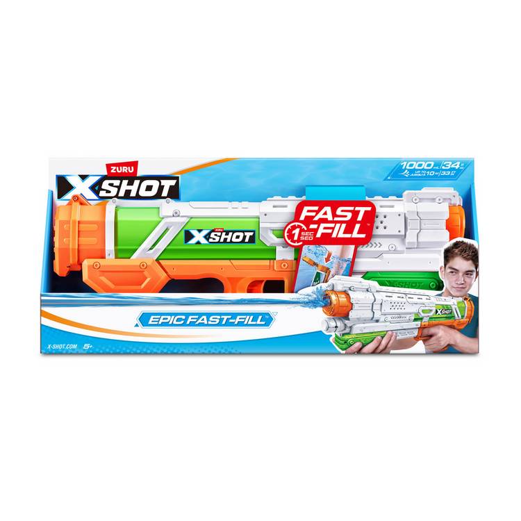 Zuru Xshot Epic Water Blaster fast-fill toy - British product