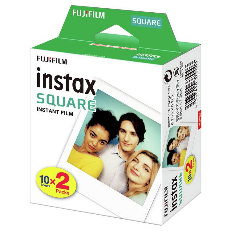 Instax Square instant film 20 pack (British brand)
