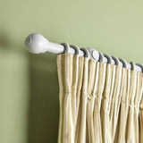 Argos Home grey wooden curtain pole 180cm - British product