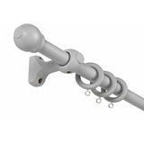 Argos Home grey wooden curtain pole 180cm - British product