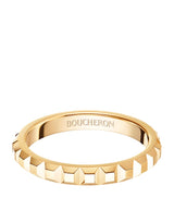 Harrods Boucheron Yellow Gold Clou de Paris Wedding Band- Buy online at McGrocer