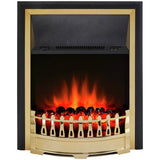 Argos Glen Crofton 2kW Classic Brass Inset Electric Fire- Buy online at McGrocer