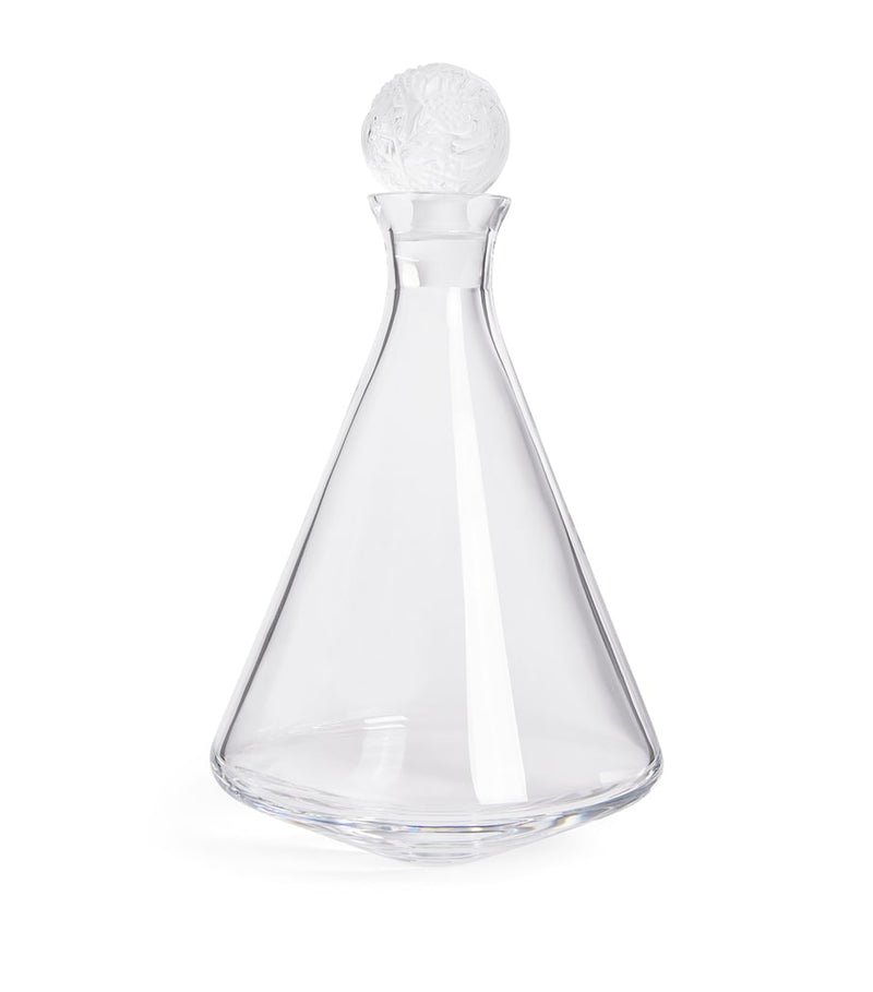 Lalique crystal Merlot wine decanter, UK version