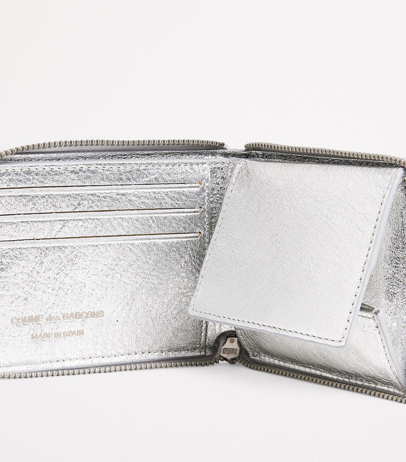 Comme des Garçons zipped leather wallet with card slots - British product