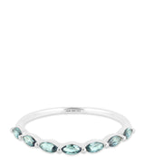 Harrods Astrid & Miyu White Gold and Alexandrite Marquise Ring- Buy online at McGrocer