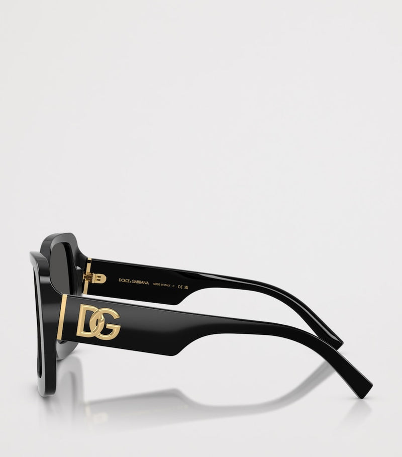 Dolce&Gabbana acetate DG crossed sunglasses, Italian made (British brand)