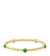 Harrods Halcyon Days Gold-Plated Cabochon Bangle- Buy online at McGrocer
