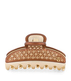 Alexandre de Paris gold-plated claw hair clip 7.5cm (British brand)