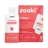 Holland & Barrett Zooki Marine Collagen 5,000mg Berry Flavour Liquid Supplement Sachets 14 Count- Buy online at McGrocer
