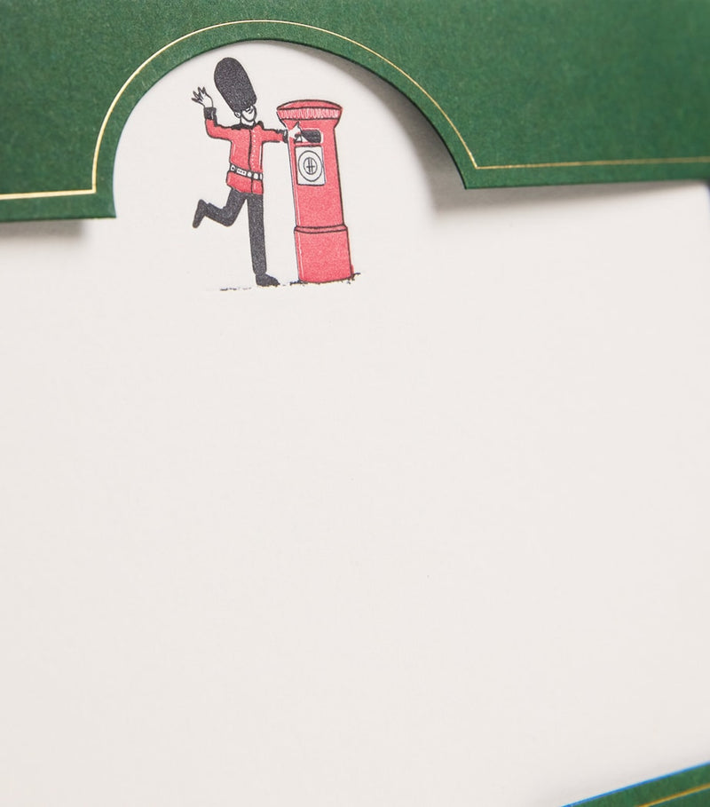 Harrods King's Guard postbox cards set of 10, UK version