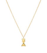 Harrods NOA Mini Yellow Gold and Diamond Giraffe Necklace- Buy online at McGrocer