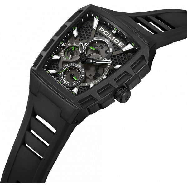 Police Black Mens Tough Gear Watch, UK version
